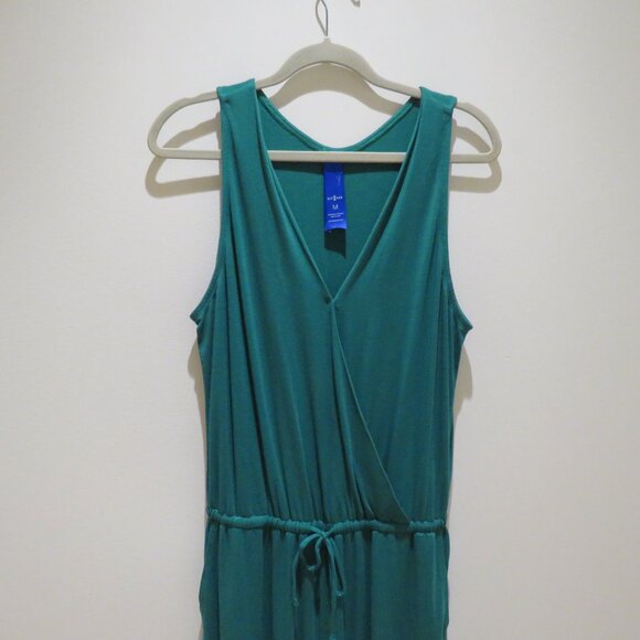 KIT AND ACE Banyan Jumpsuit in Forest Green Stretch Comfy Travel Active - Size M - Picture 3 of 11